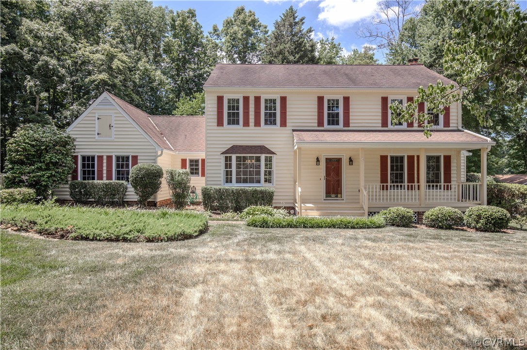 13319 Lady Ashley Road Midlothian, VA 23114 - Photo 38 of 41 a front view of a house with a garden