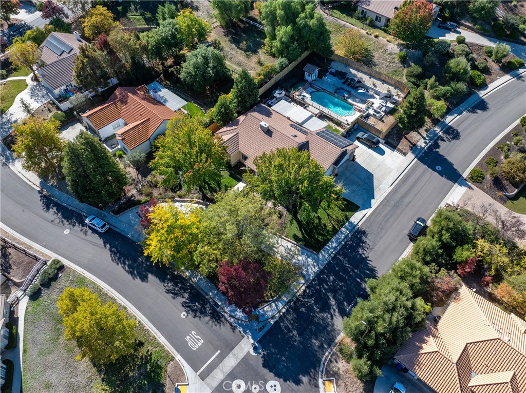 1329 Crown Way Paso Robles, CA 93446 - Photo 51 of 57 an aerial view of a residential houses with outdoor space