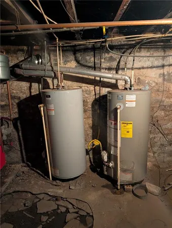 a view of storage and utility room