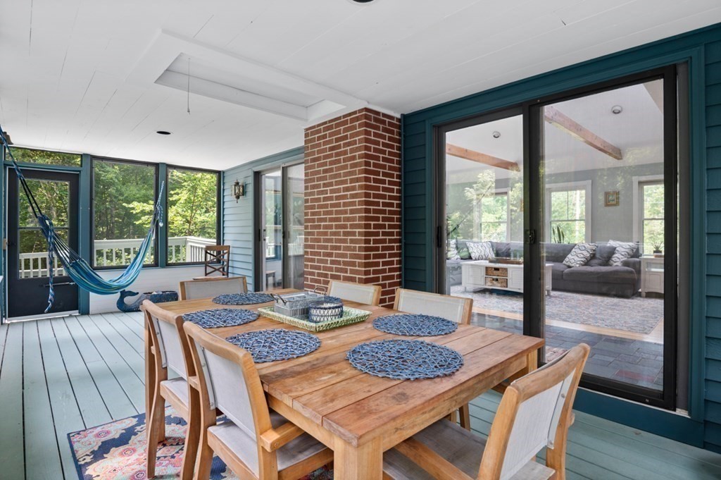17 Woodman Road Amesbury, MA 01913 - Photo 13 of 38 a dining room with furniture and large windows