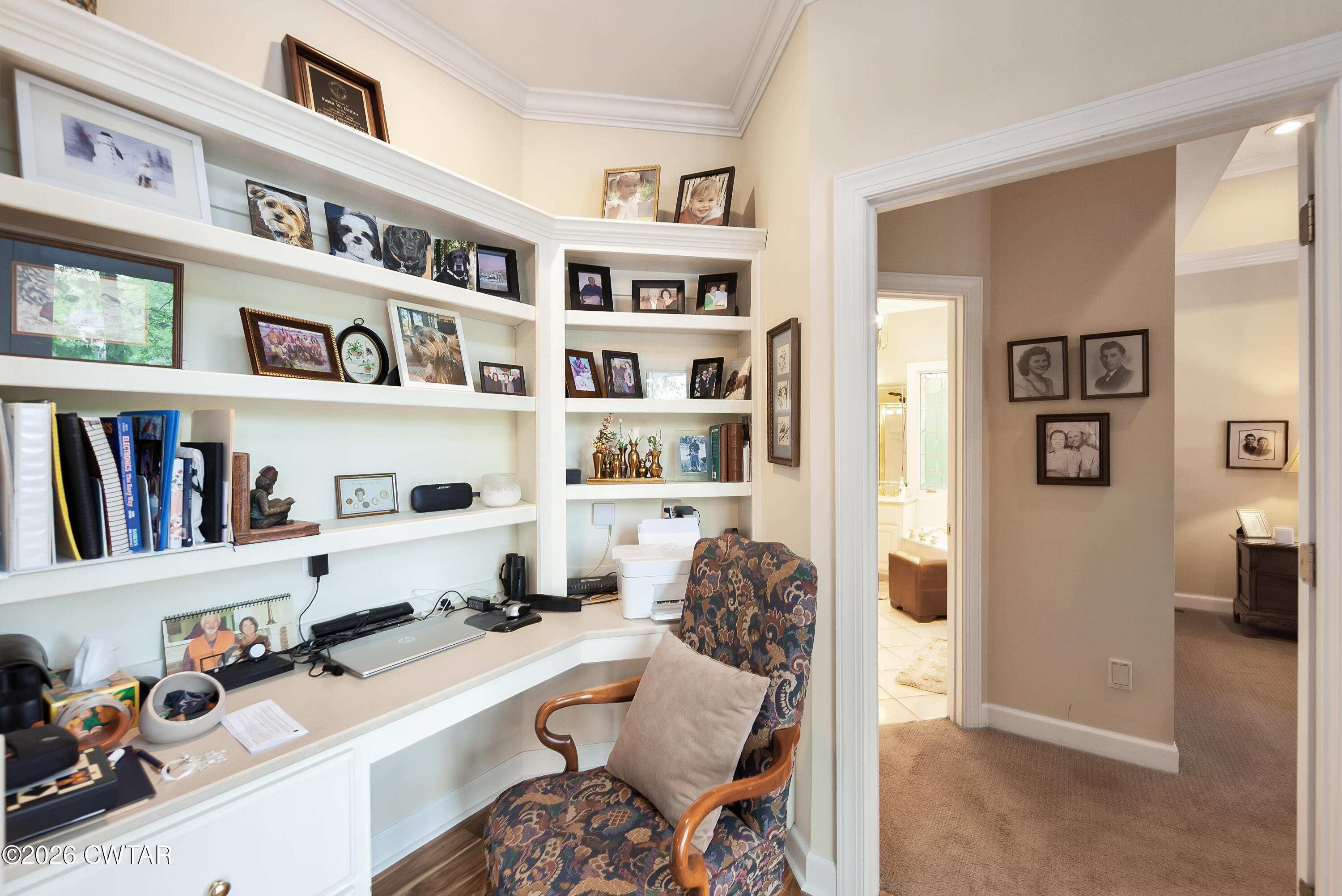 296 Liberty Claybrook Road Beech Bluff, TN 38313 - Photo 13 of 33 a living room with furniture and a book shelf