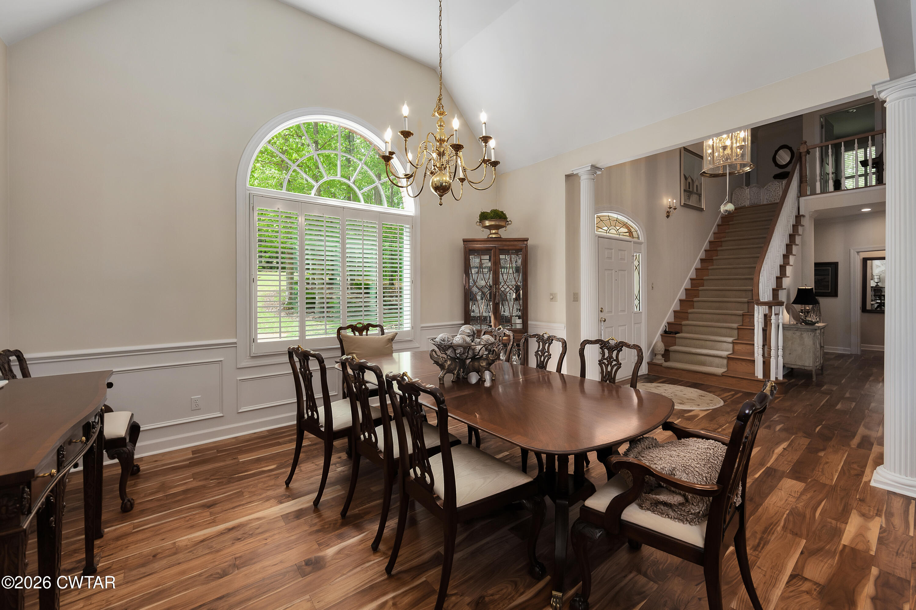 296 Liberty Claybrook Road Beech Bluff, TN 38313 - Photo 5 of 33 a view of a dining room with furniture window and wooden floor