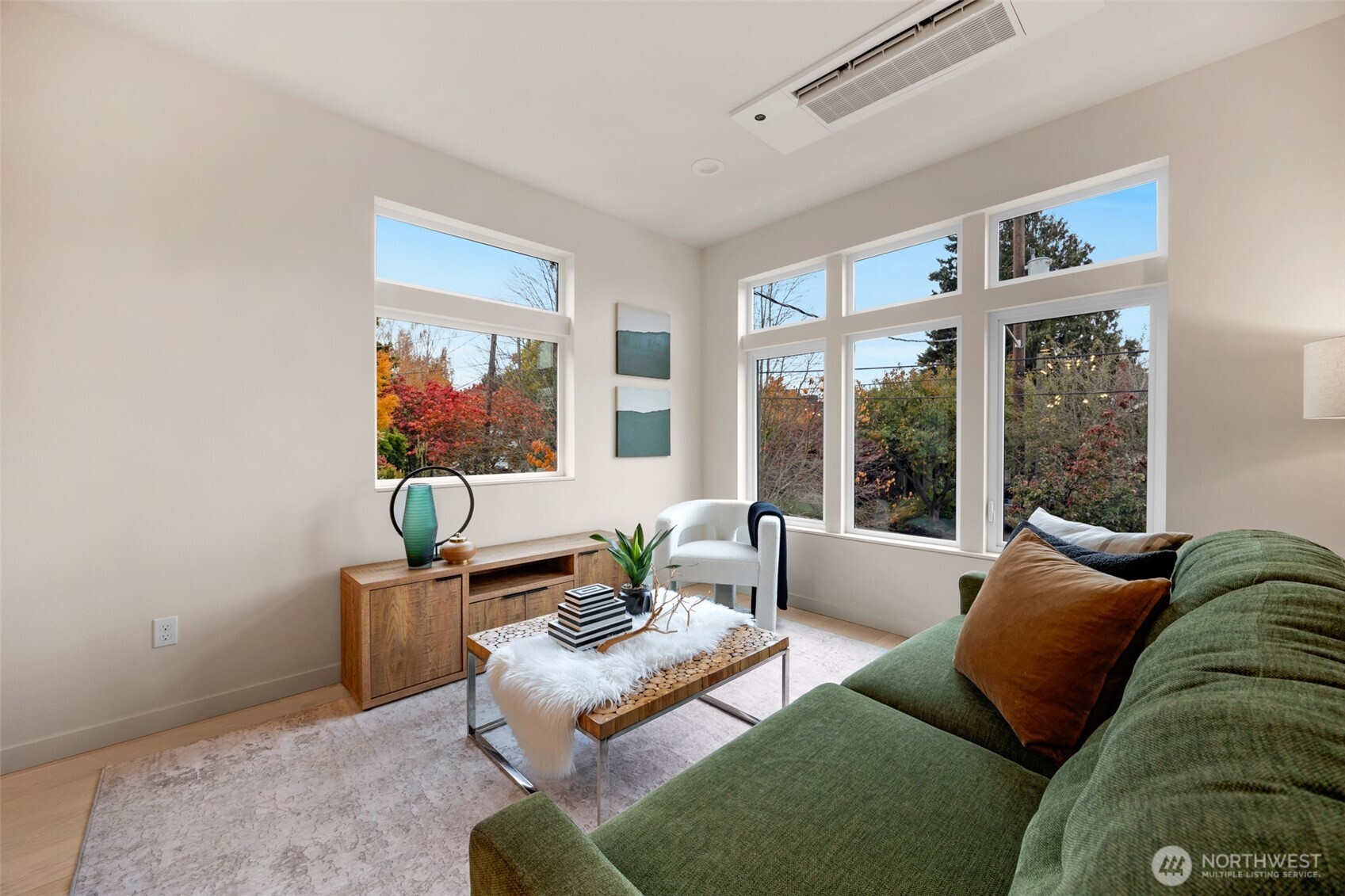 1416 North 47th Street, Unit B Seattle, WA 98103 - Photo 14 of 33 a living room with furniture and a large window