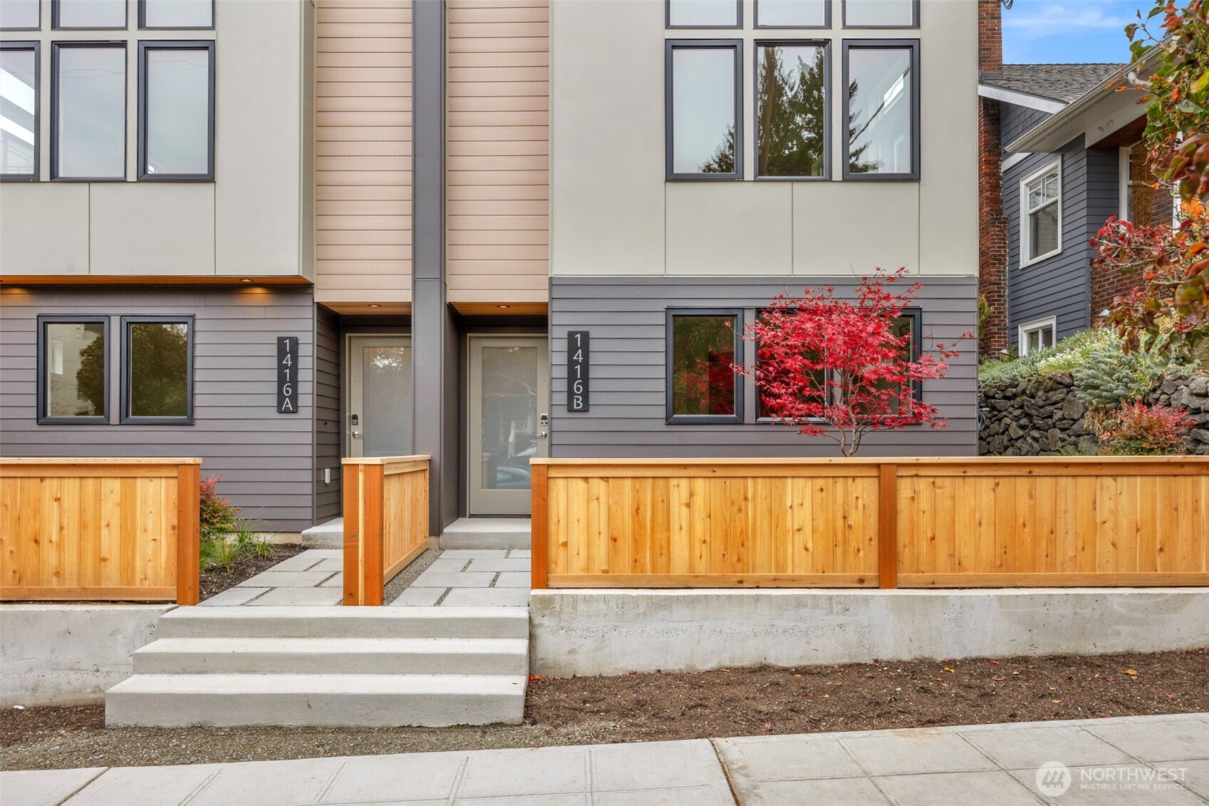 1416 North 47th Street, Unit B Seattle, WA 98103 - Photo 3 of 33 a view of building with entryway
