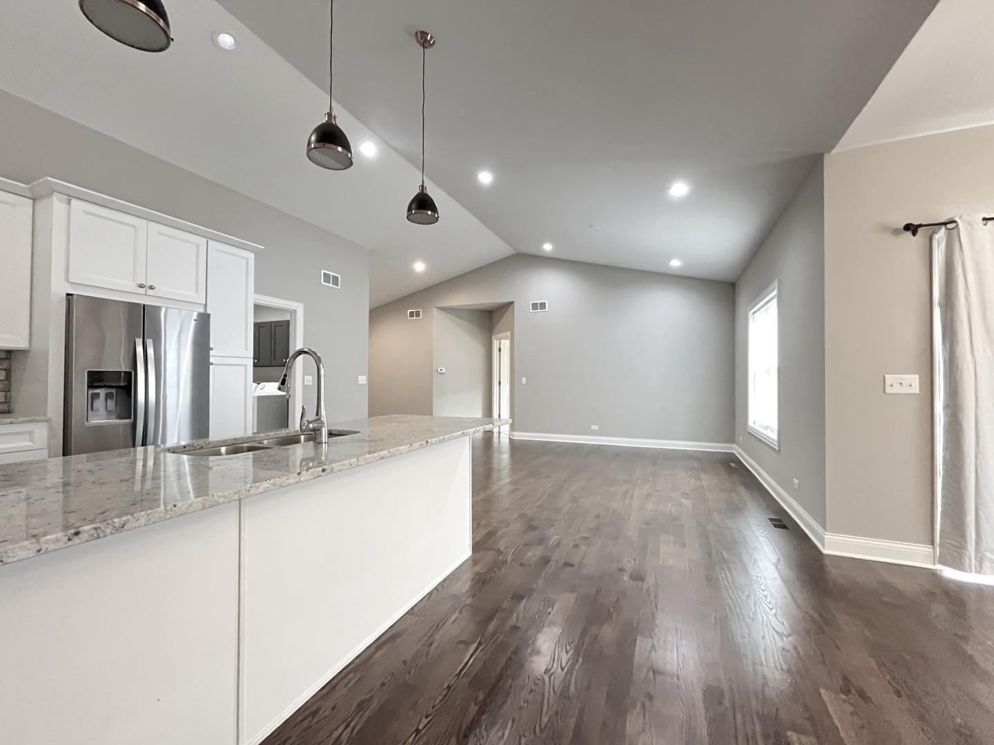 855 Meadow Lane Marengo, IL 60152 - Photo 8 of 22 a large kitchen with sink and refrigerator