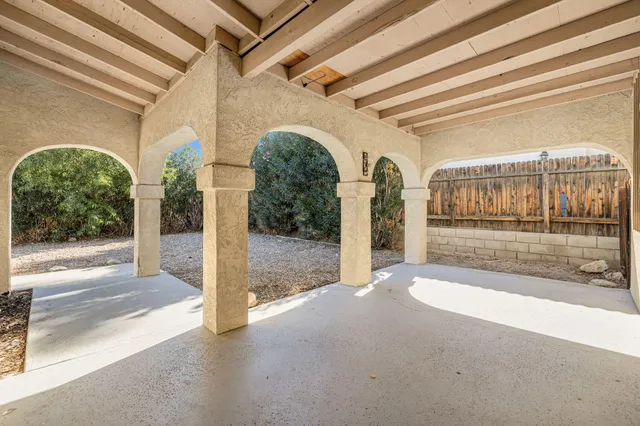 a view of a house with a outdoor space