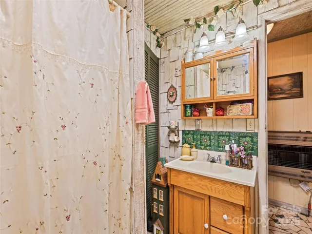 a room with storage and utility