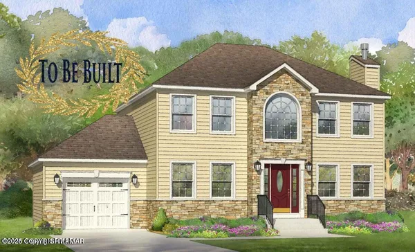 a view of front a house with a yard