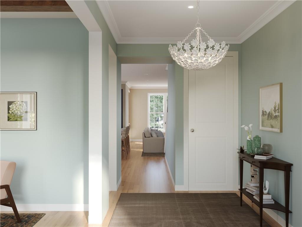 102 Ramsgate Road, Unit ANDOVER Cranberry Township, PA 16066 - Photo 10 of 23 a view of an entryway with a workspace