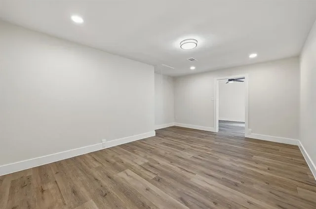 wooden floor in an empty room