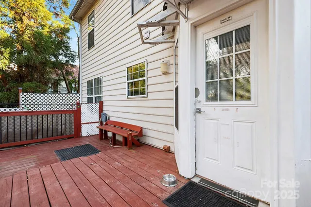a view of a two chairs in the roof deck