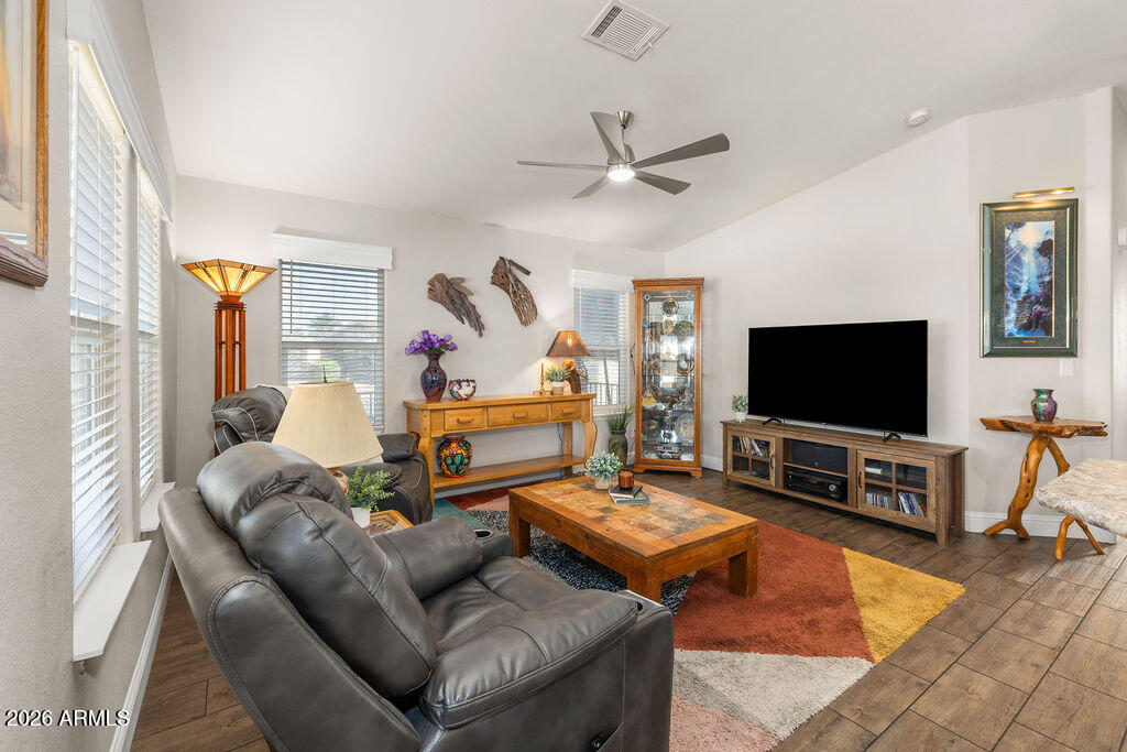 8865 East Baseline Road, Unit 1241 Mesa, AZ 85209 - Photo 11 of 30 11 great room layout - vaulted ceilings