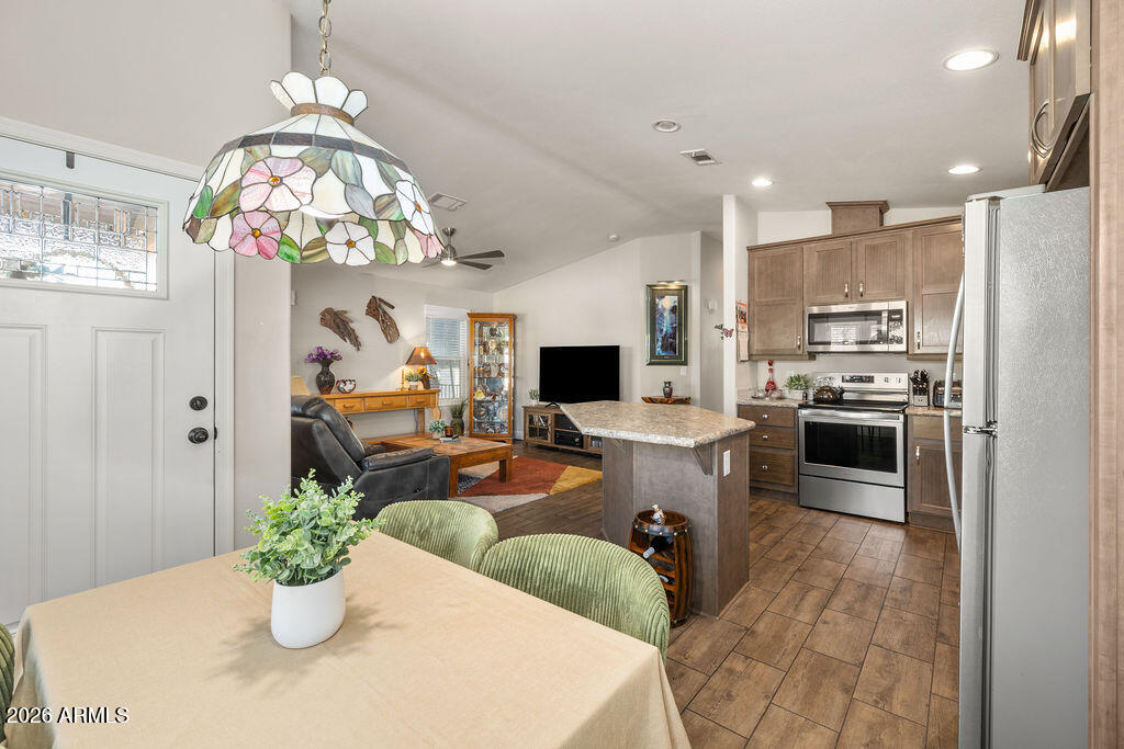 8865 East Baseline Road, Unit 1241 Mesa, AZ 85209 - Photo 5 of 30 5 dining area & open kitchen