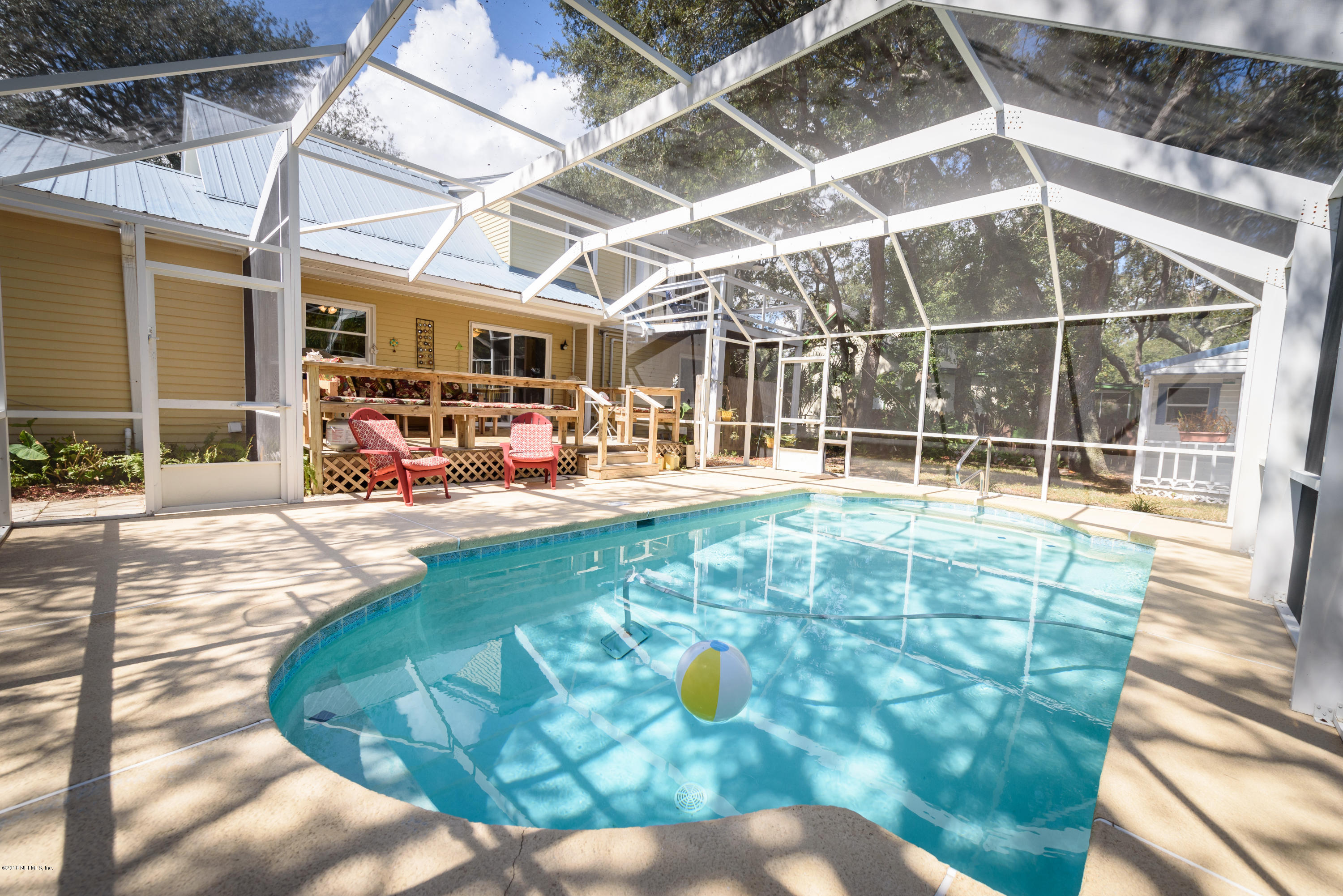 249 Bonita Road St. Augustine, FL 32086 - Photo 39 of 46 a view of a swimming pool with a patio