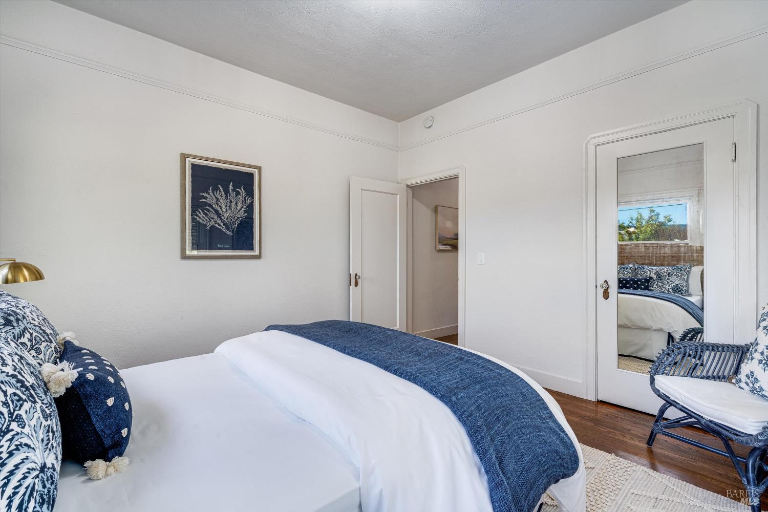 1709 Spring Mountain Road St. Helena, CA 94574 - Photo 24 of 48 a bedroom with a bed and a couch