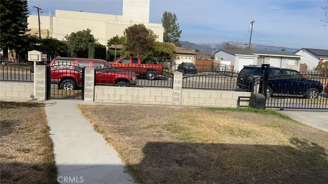 a view of a chairs and tables in patio