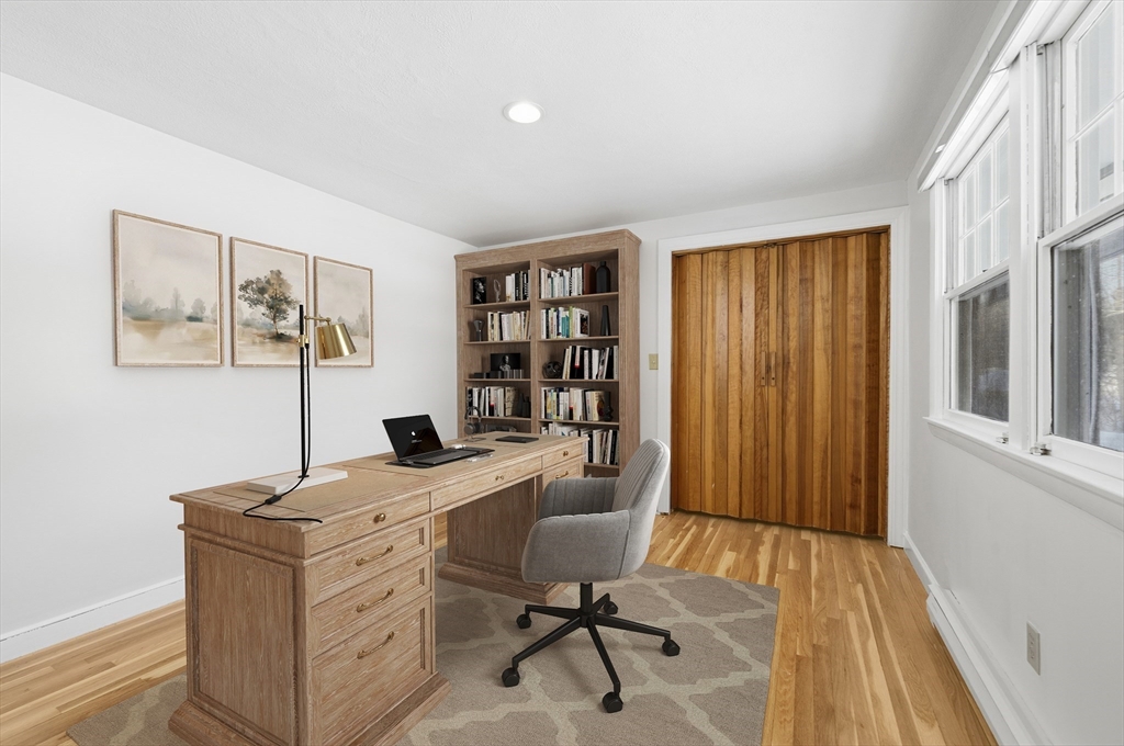 124 Everett Street Natick, MA 01760 - Photo 10 of 26 a workspace with furniture and window