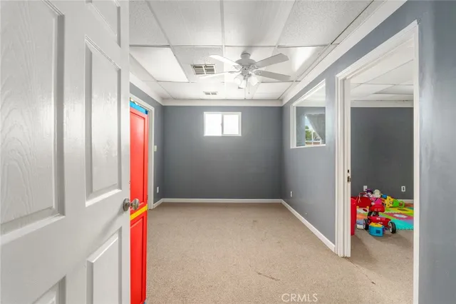a view of a backyard with a patio