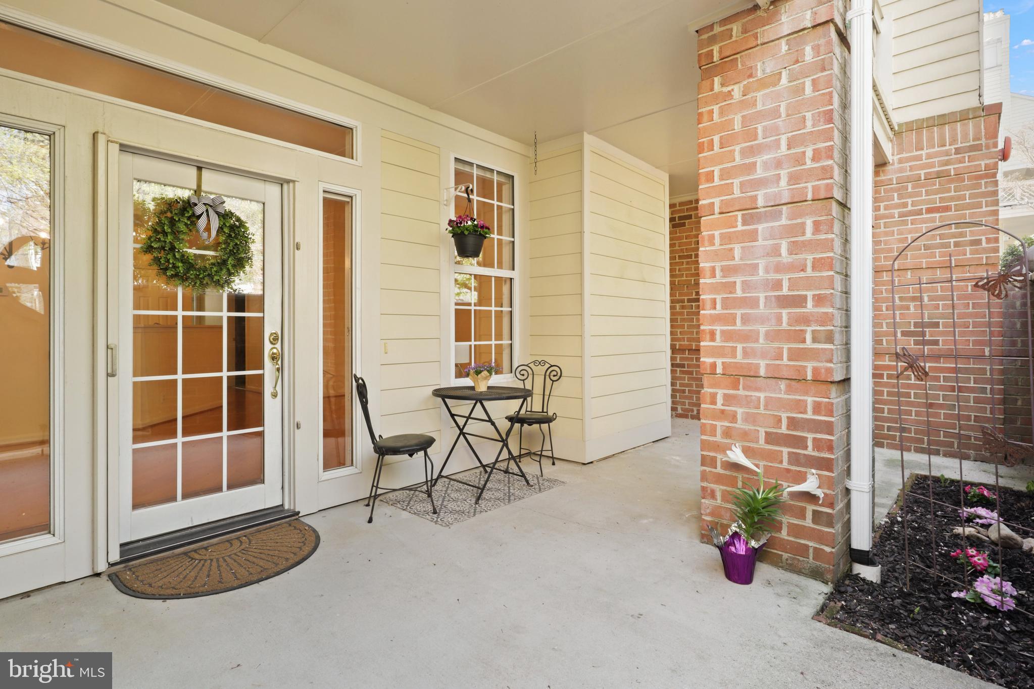 11313 Sundial Court, Unit 208 Reston, VA 20194 - Photo 1 of 30 Secluded front entrance patio! Very rare here!