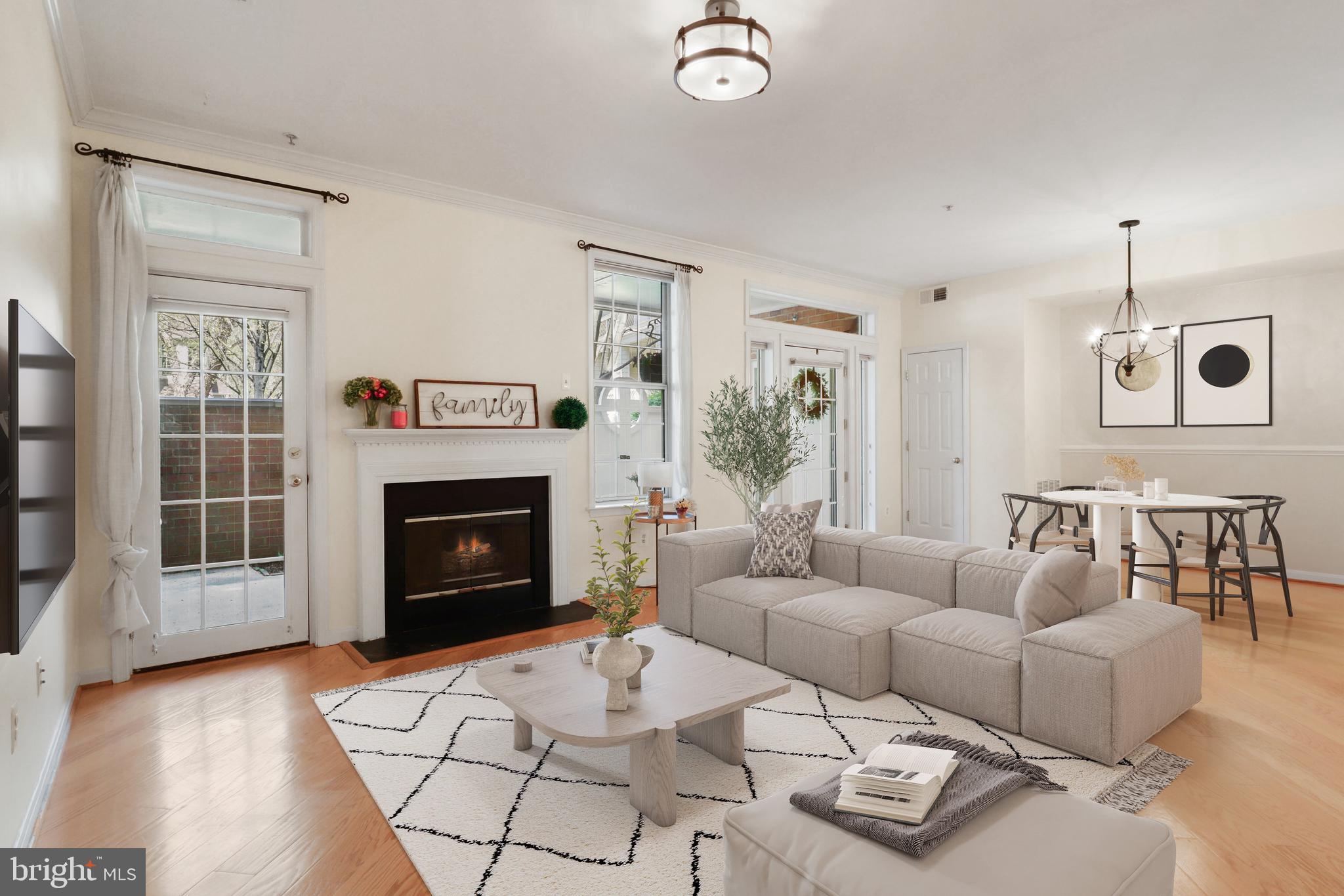 11313 Sundial Court, Unit 208 Reston, VA 20194 - Photo 9 of 30 Great layout for furnishing plus gas fireplace