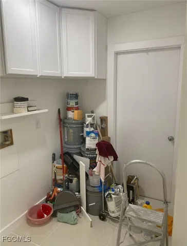 a view of storage and utility room