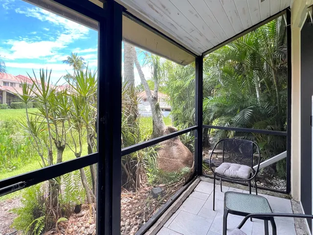 a view of a two chair in the balcony