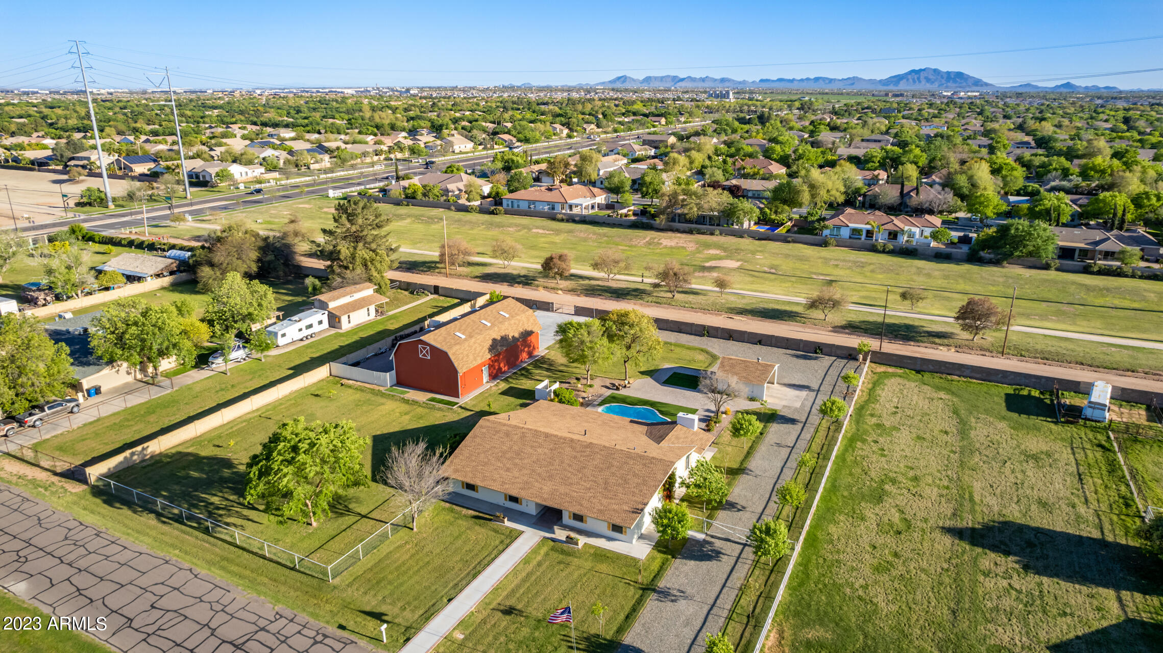 3115 East Campbell Road Gilbert, AZ 85234 - Photo 51 of 73 0061-02-Campbell Drone