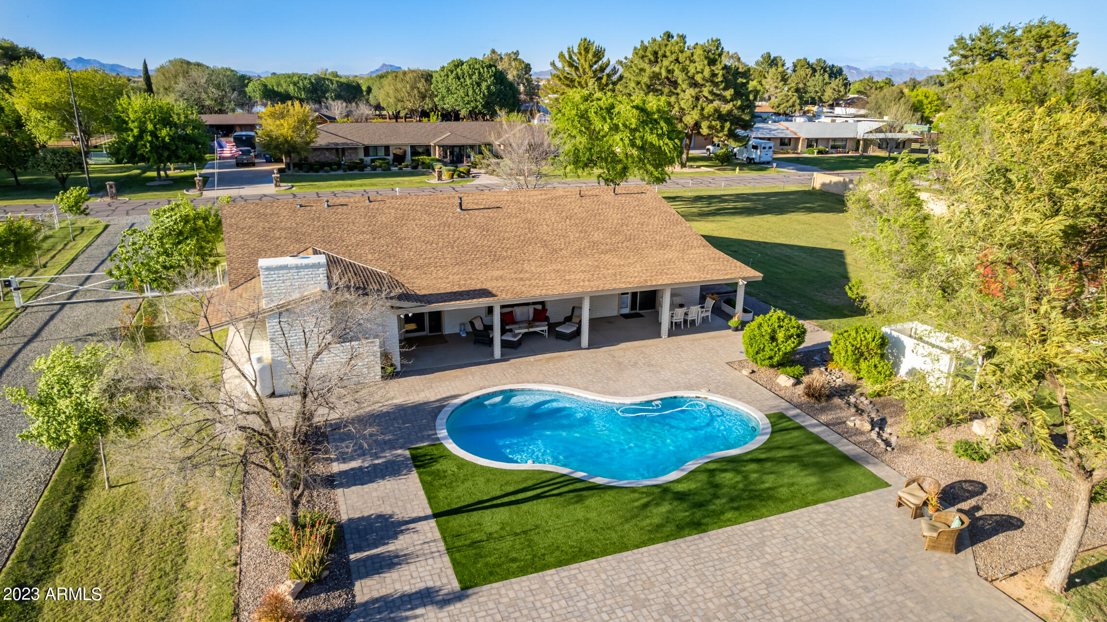 3115 East Campbell Road Gilbert, AZ 85234 - Photo 61 of 73 0073-14-Campbell Drone