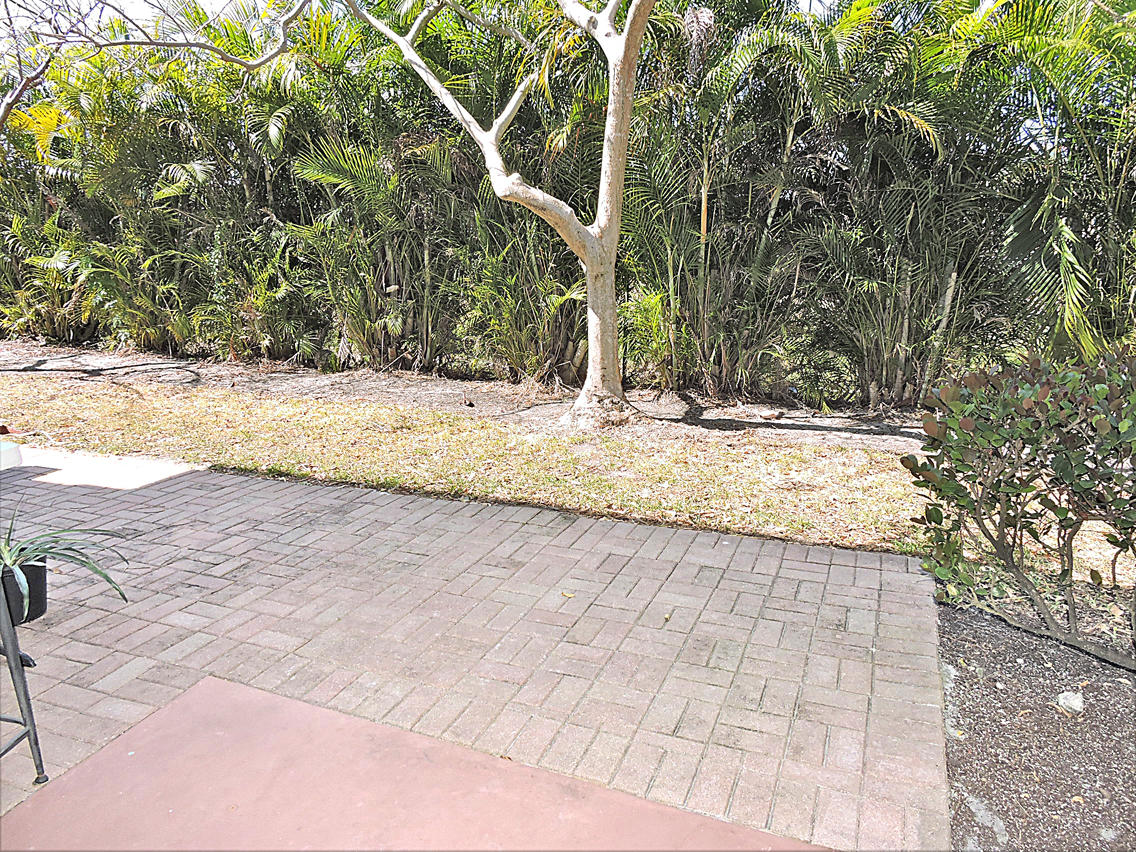 1986 Alamanda Way Riviera Beach, FL 33404 - Photo 21 of 49 a view of a yard with plants and trees