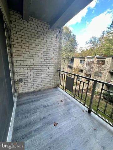 a view of a balcony
