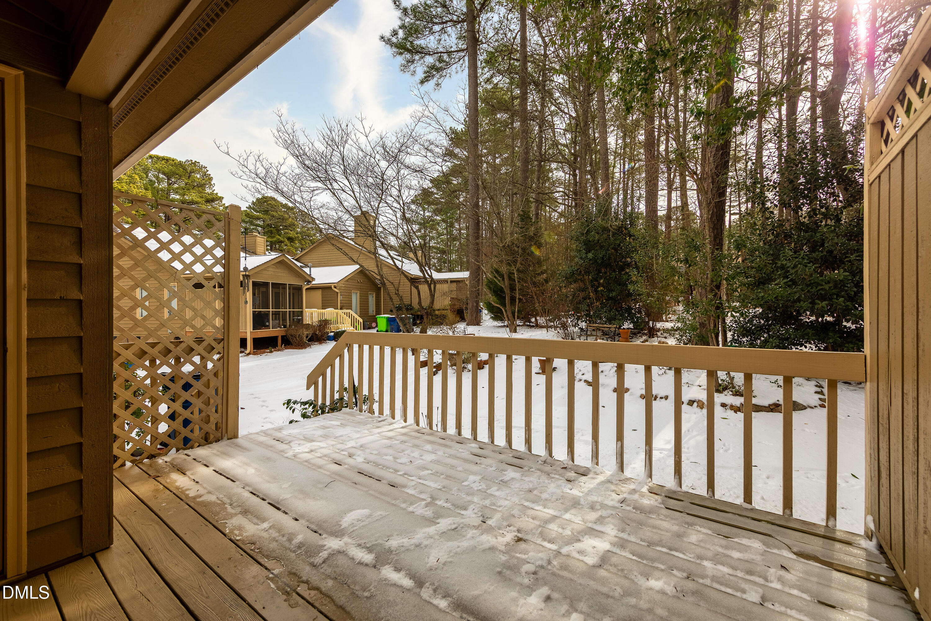 7918 Wood Cove Court Raleigh, NC 27615 - Photo 28 of 31 a view of a wooden fence