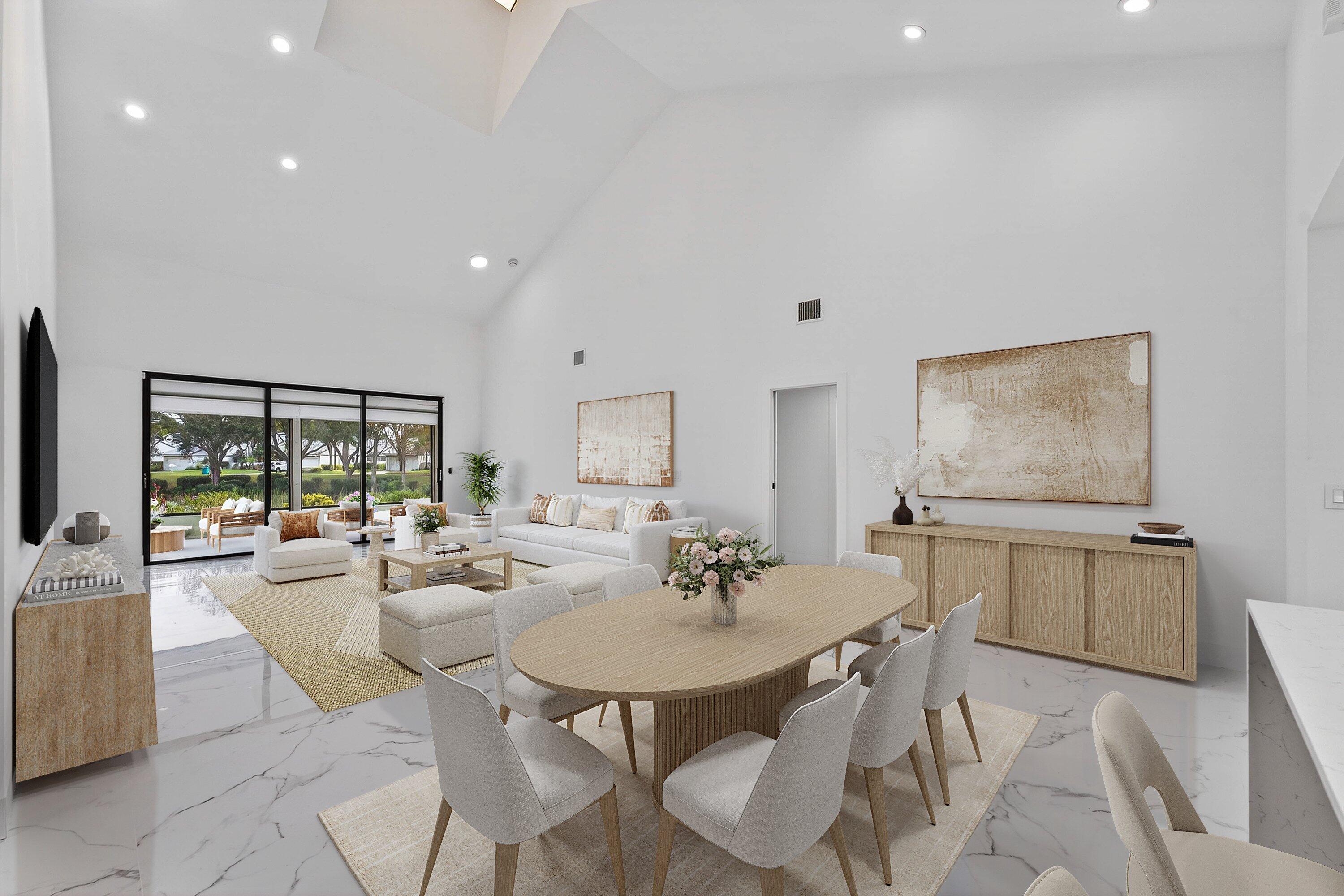 6 Clubhouse Lane Boynton Beach, FL 33436 - Photo 5 of 76 a view of a dining room with furniture