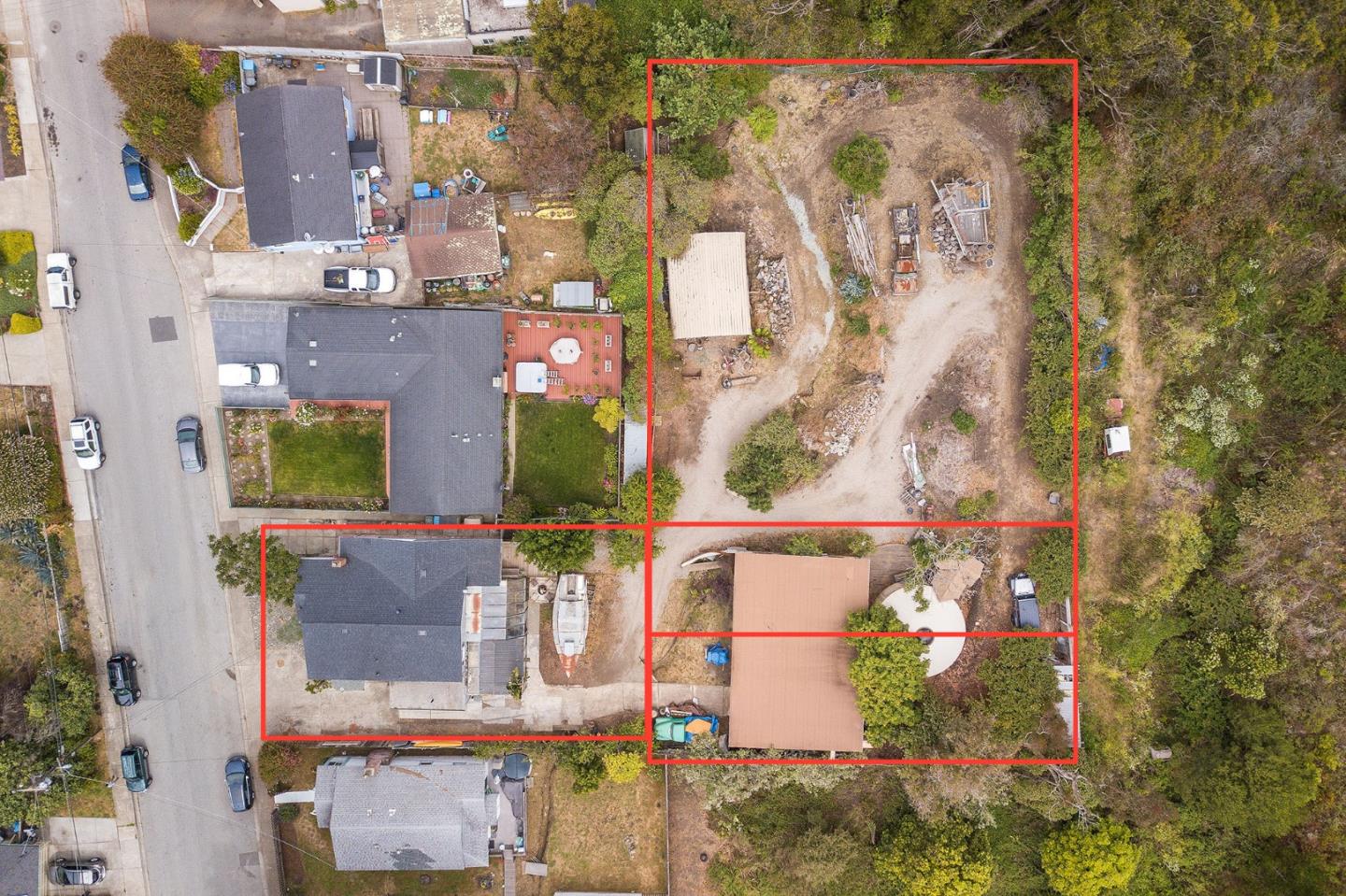 554 Brighton Road Pacifica, CA 94044 - Photo 2 of 50 an aerial view of residential houses with outdoor space