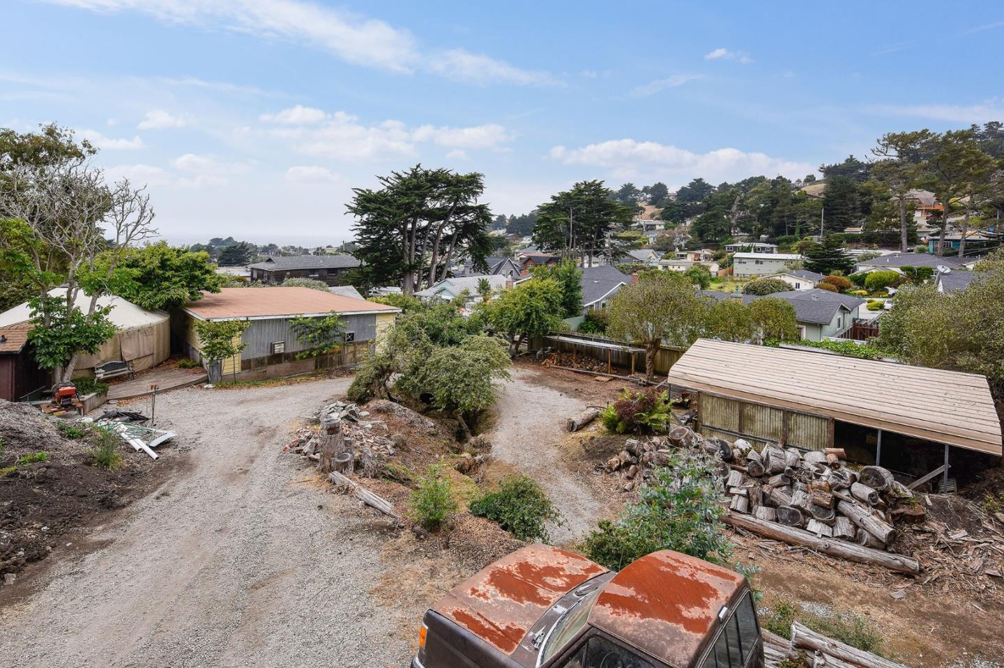 554 Brighton Road Pacifica, CA 94044 - Photo 48 of 50 an aerial view of a house with garden