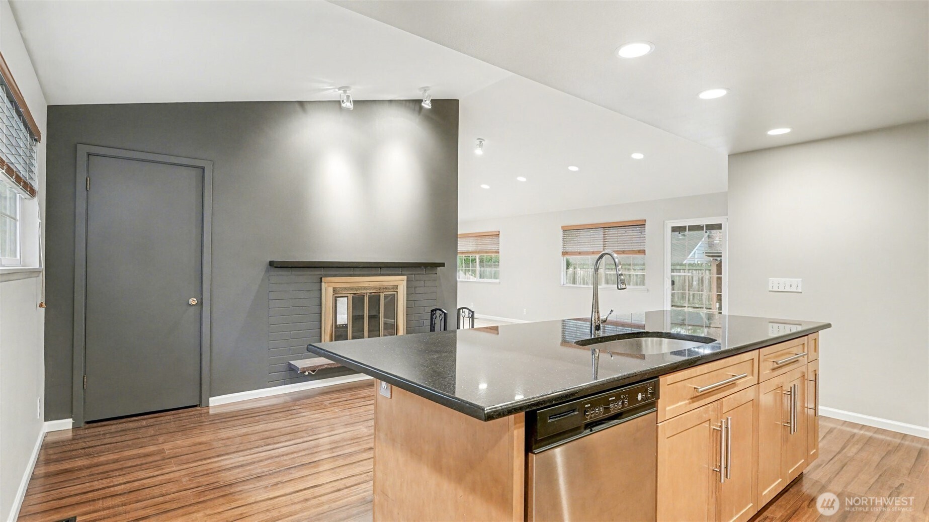 6201 Island Crest Way Mercer Island, WA 98040 - Photo 11 of 40 a kitchen with a sink a counter space and cabinets