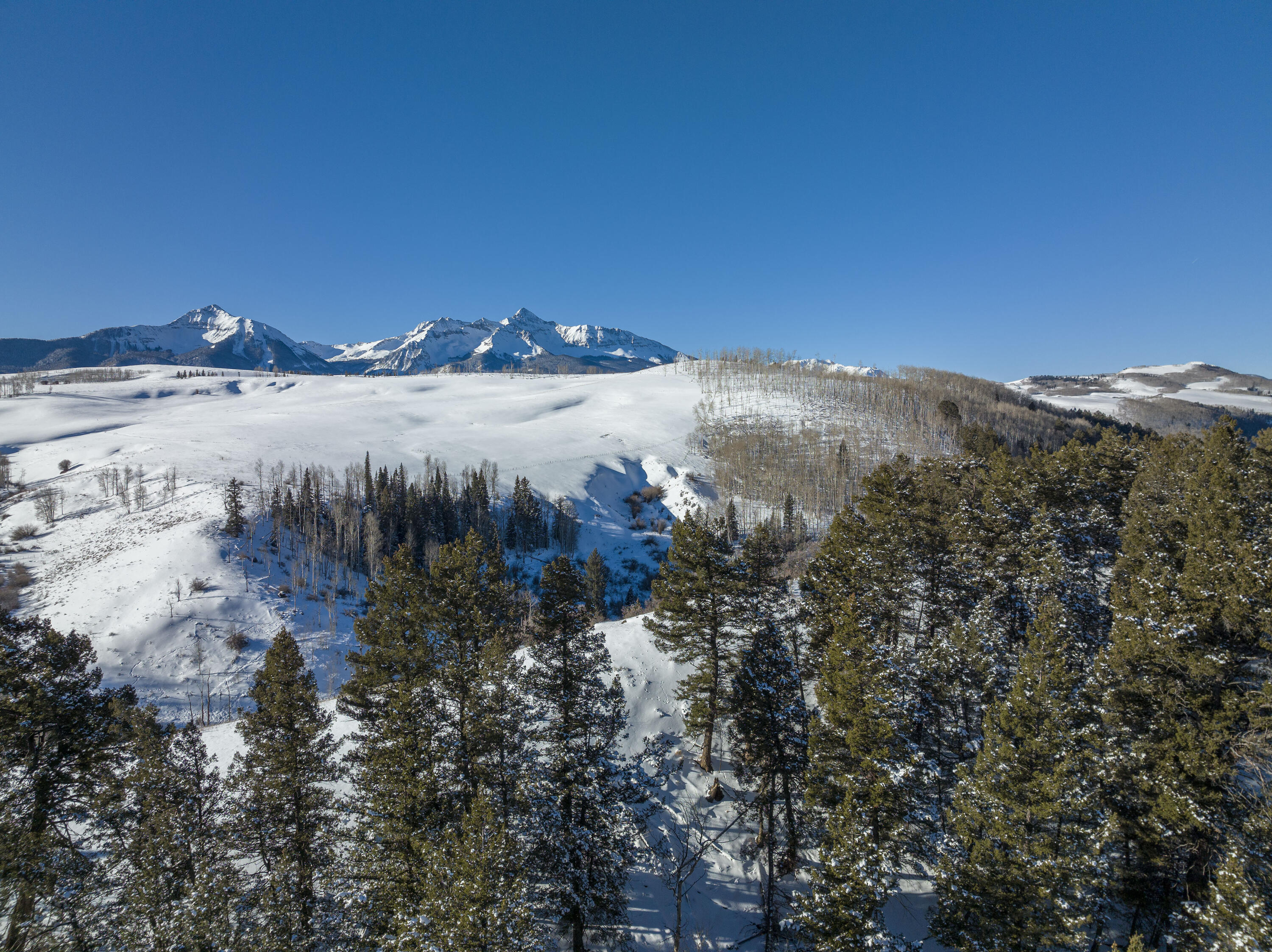 Tbd Lawson Point Telluride, CO 81435 - Photo 7 of 15 a view of a town with mountains in the background