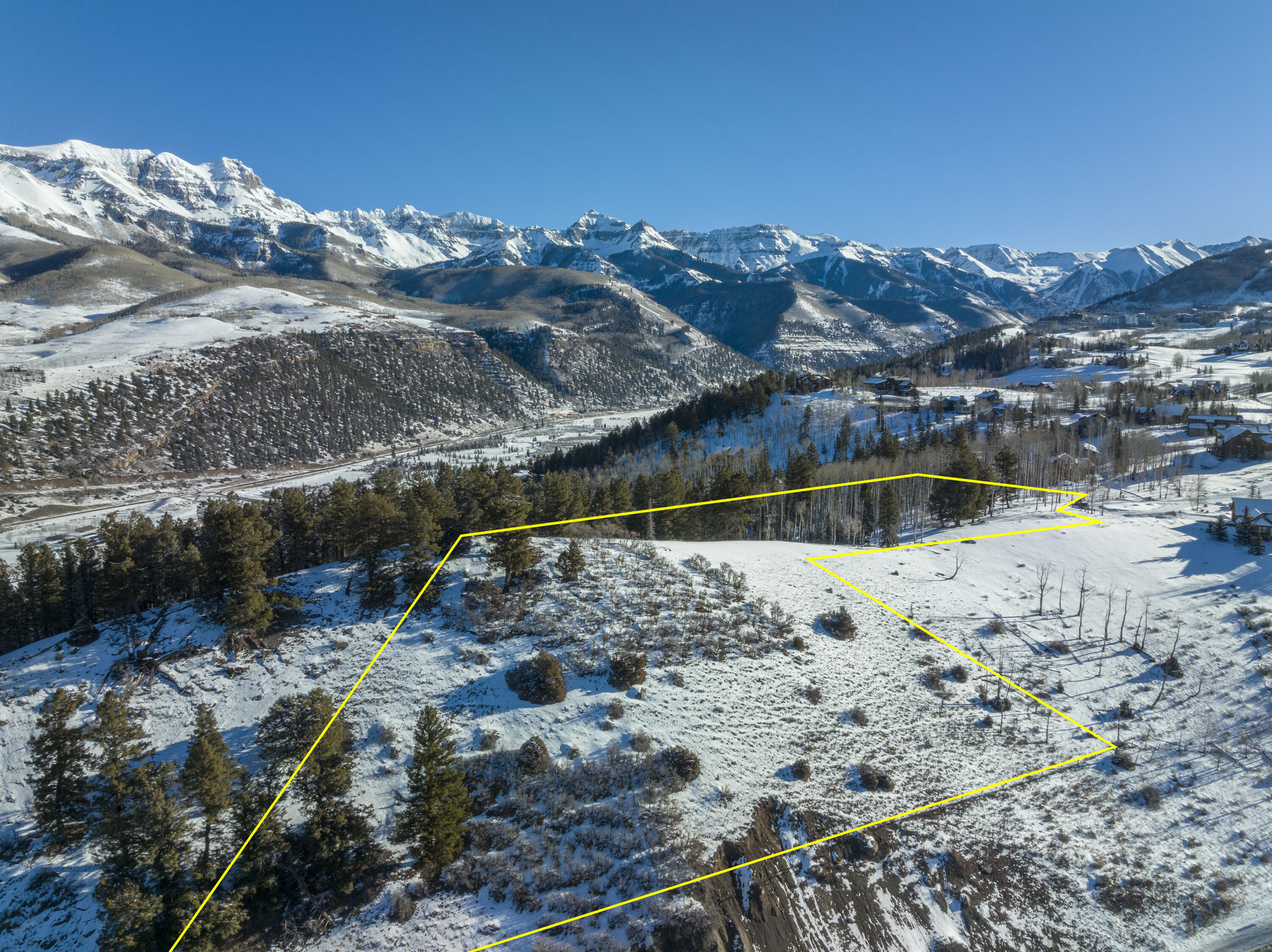 Tbd Lawson Point Telluride, CO 81435 - Photo 10 of 15 a view of a backyard of the house