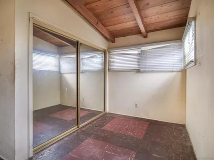 a view of an empty room