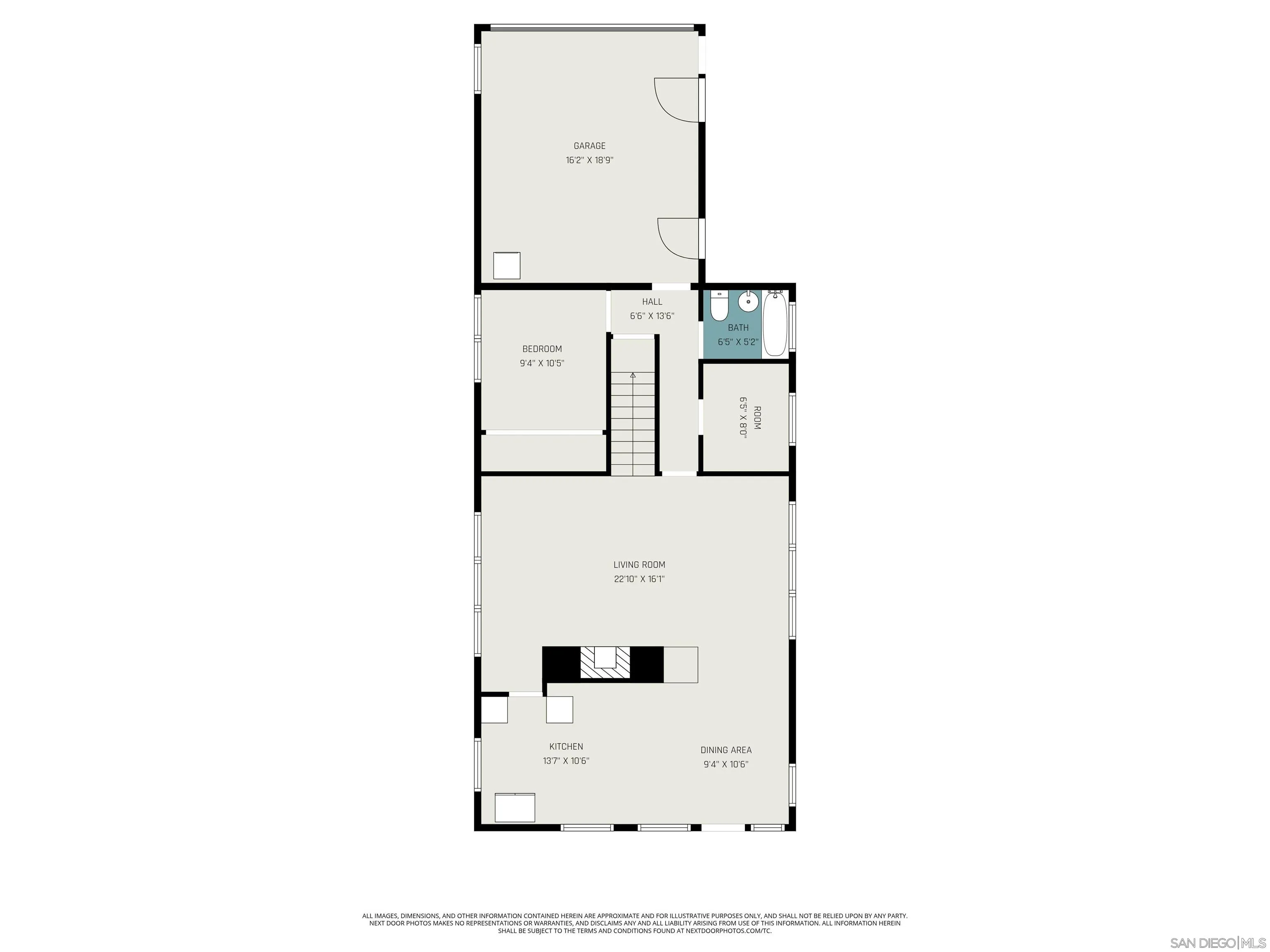 818-820 San Luis Rey Place San Diego, CA 92109 - Photo 34 of 40 a picture of floor plan