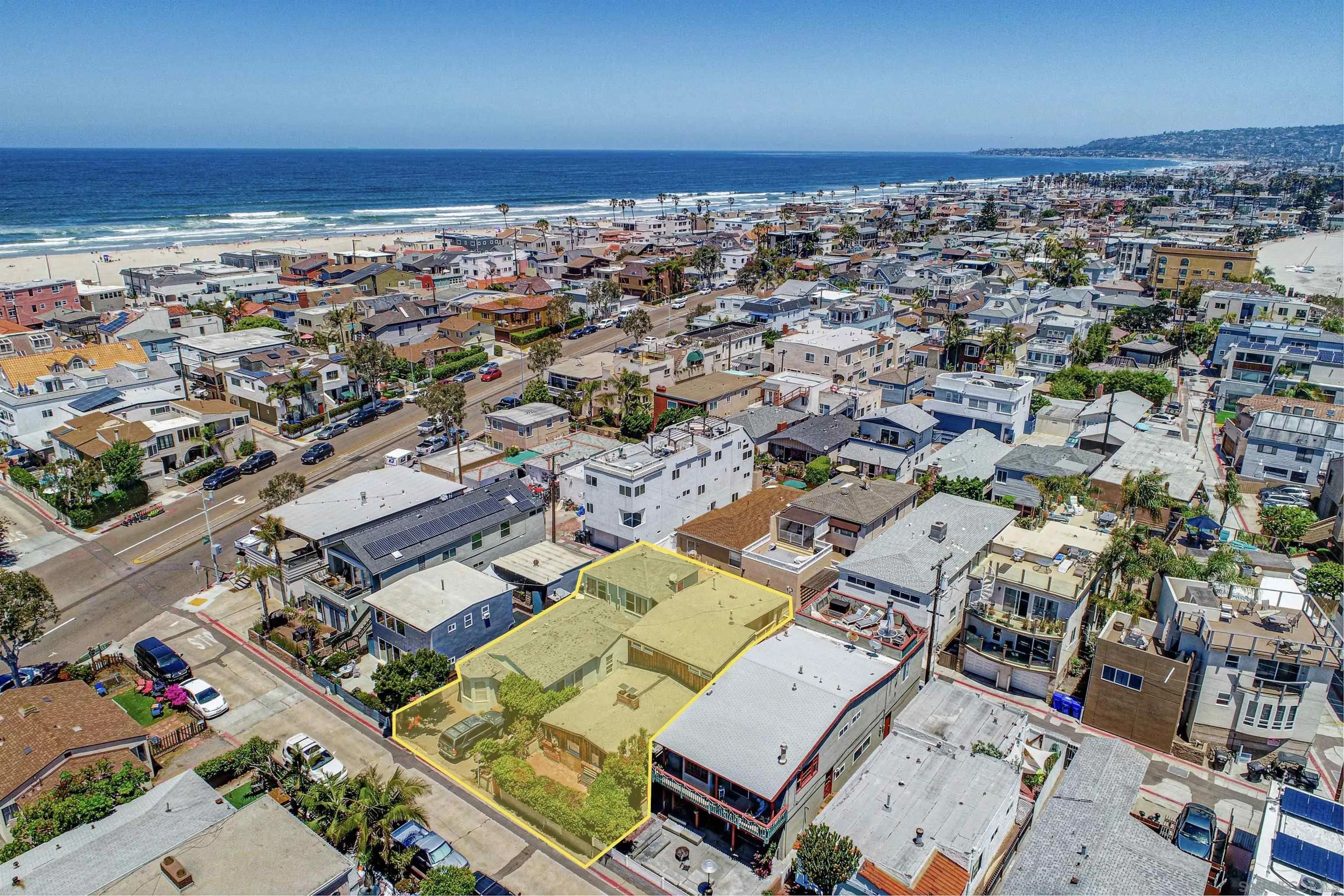 818-820 San Luis Rey Place San Diego, CA 92109 - Photo 38 of 40 an aerial view of a city with ocean view