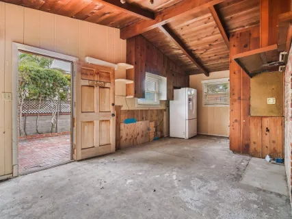 a view of a storage & utility room