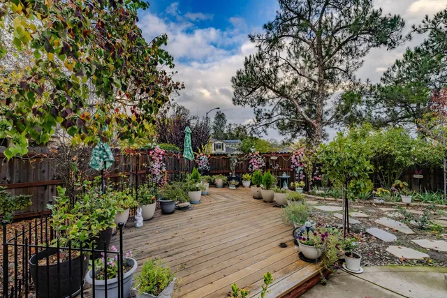 a view of a chairs and table in the patio