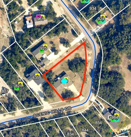 $2,000 | 849 Scenic Hills Drive, Canyon Lake, TX 78133