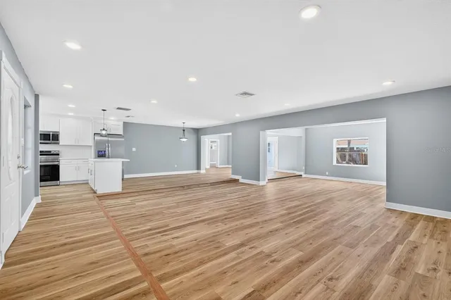 a view of empty room