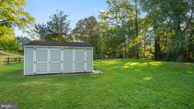 a view of house with backyard