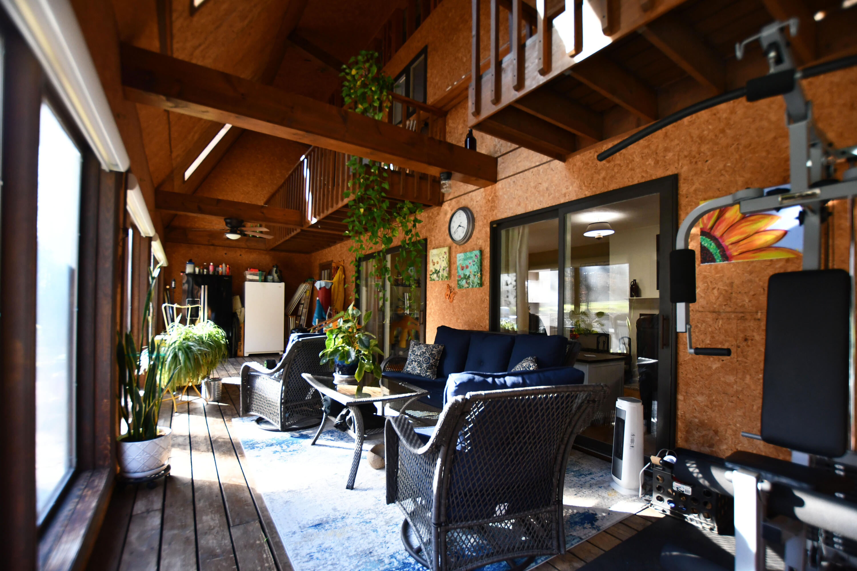 820 Sweet Lick Road Ravenna, KY 40472 - Photo 26 of 73 Sun-filled solarium ideal for morning coffee, relaxation, or a home gym with a view!