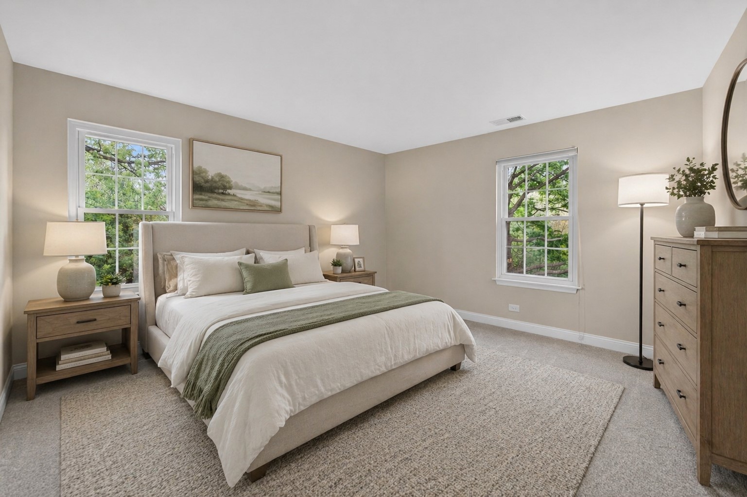 802 Butternut Lane, Unit C Mount Prospect, IL 60056 - Photo 28 of 36 a bedroom with a bed and a window
