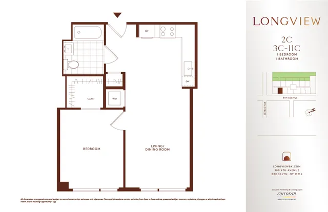 $3,921 | 380 4th Avenue, Unit 10C | Gowanus