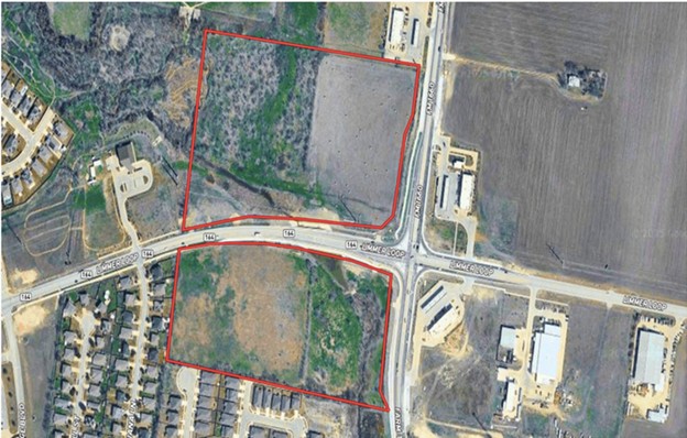 Map / location featuring property boundaries highlighted