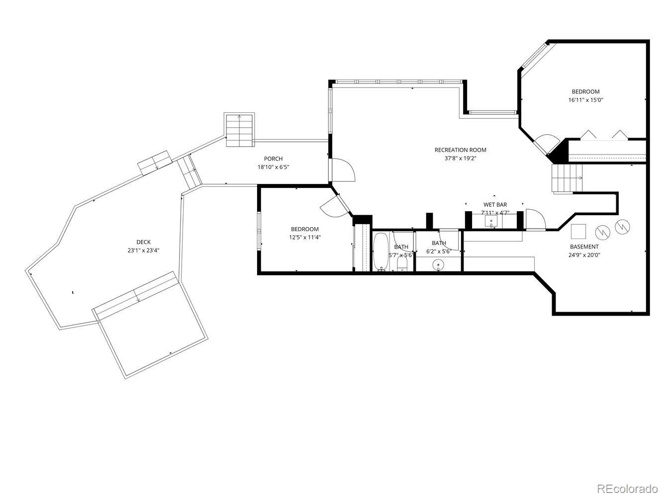 26344 Independence Trail Evergreen, CO 80439 - Photo 47 of 50 a picture of floor plan
